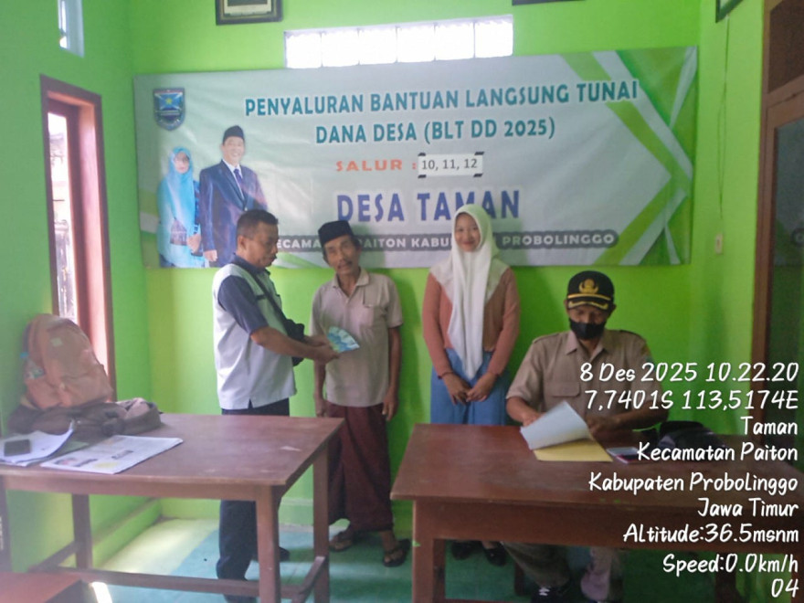 Penyaluran BLT DD salur 10, 11 dan 12 tahun anggaran 2025